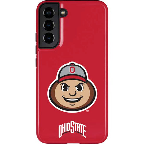 Ohio State University OSUBuckeyes Light Grey Galaxy S22 Plus Pro Case