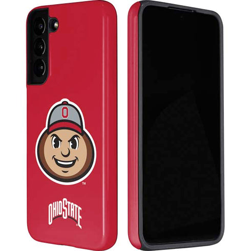 Ohio State University OSUBuckeyes Light Grey Galaxy S22 Pro Case