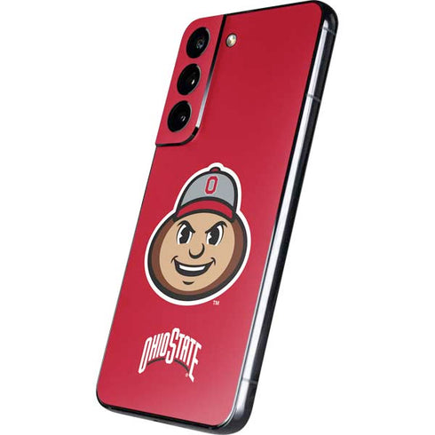 Ohio State University OSUBuckeyes Light Grey Galaxy S22 Skin