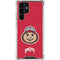 Ohio State University OSUBuckeyes Light Grey Galaxy S22 Ultra Clear Case