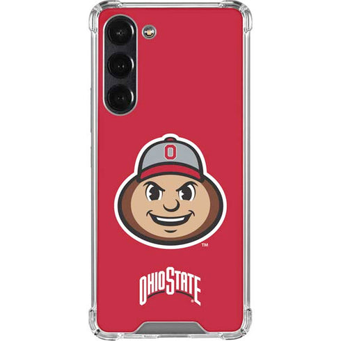 Ohio State University OSUBuckeyes Light Grey Galaxy S23 FE Clear Case