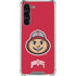 Ohio State University OSUBuckeyes Light Grey Galaxy S23 Plus Clear Case