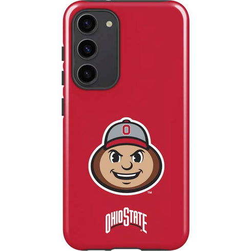 Ohio State University OSUBuckeyes Light Grey Galaxy S23 Plus Pro Case