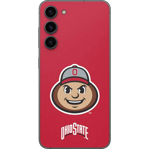 Ohio State University OSUBuckeyes Light Grey Galaxy S23 Plus Skin