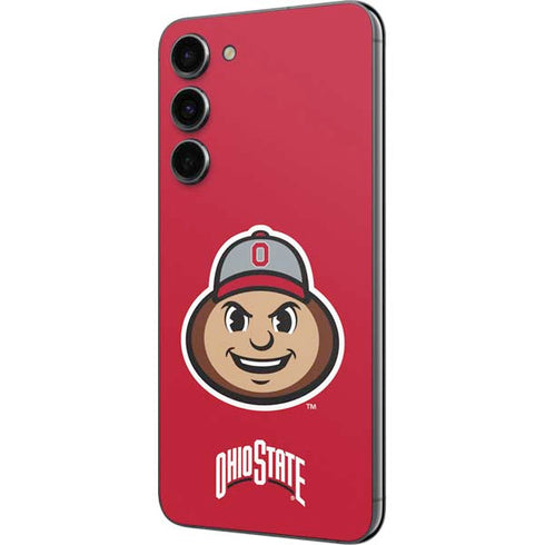 Ohio State University OSUBuckeyes Light Grey Galaxy S23 Plus Skin