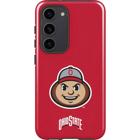 Ohio State University OSUBuckeyes Light Grey Galaxy S23 Pro Case