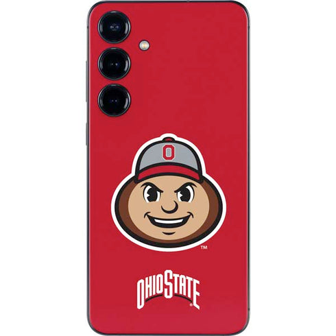Ohio State University OSUBuckeyes Light Grey Galaxy S24 Plus Skin