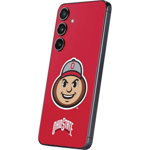 Ohio State University OSUBuckeyes Light Grey Galaxy S24 Plus Skin