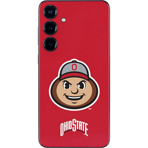 Ohio State University OSUBuckeyes Light Grey Galaxy S25 Skin
