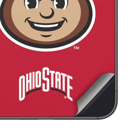 Ohio State University OSUBuckeyes Light Grey Galaxy S24 Skin