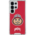 Ohio State University OSUBuckeyes Light Grey Galaxy S25 Ultra Clear Case