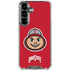 Ohio State University OSUBuckeyes Light Grey Galaxy S26 Clear Case
