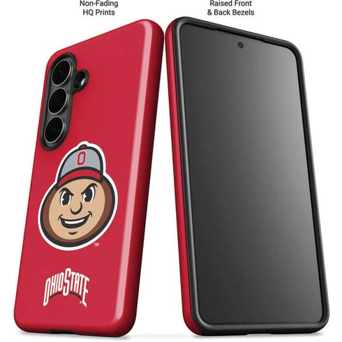 Ohio State University OSUBuckeyes Light Grey Galaxy S26 Impact Case