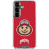 Ohio State University OSUBuckeyes Light Grey Galaxy S26 Plus Clear Case
