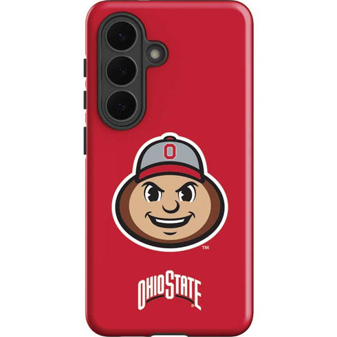 Ohio State University OSUBuckeyes Light Grey Galaxy S26 Plus Impact Case