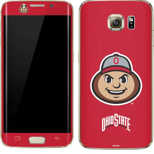 Ohio State University OSUBuckeyes Light Grey Galaxy S7 Edge Skin