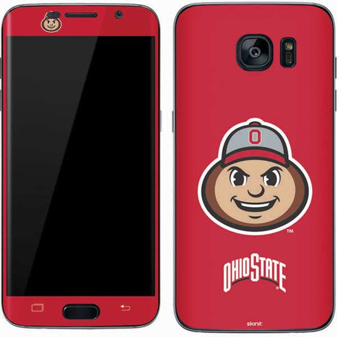 Ohio State University OSUBuckeyes Light Grey Galaxy S7 Skin