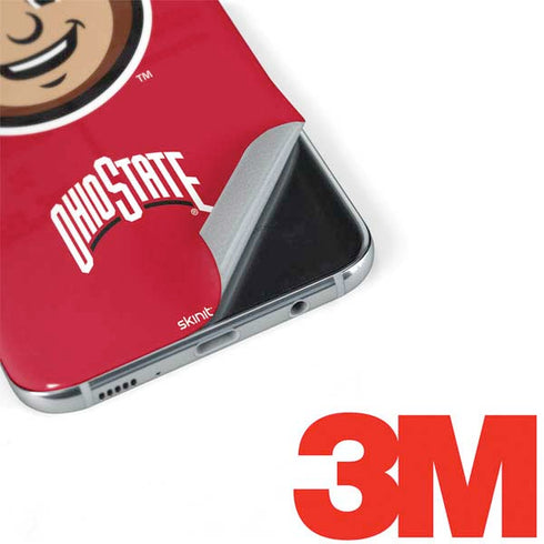 Ohio State University OSUBuckeyes Light Grey Galaxy S8 Plus Skin