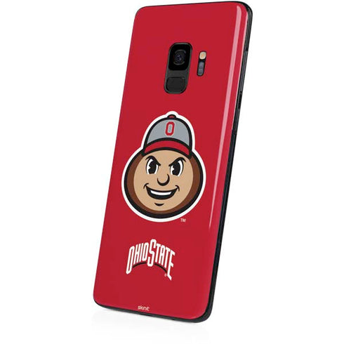 Ohio State University OSUBuckeyes Light Grey Galaxy S9 Skin