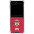 Ohio State University OSUBuckeyes Light Grey Galaxy Z Flip6 Clear Case