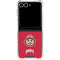Ohio State University OSUBuckeyes Light Grey Galaxy Z Flip7 Clear Case