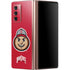 Ohio State University OSUBuckeyes Light Grey Galaxy Z Fold2 5G Skin