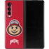 Ohio State University OSUBuckeyes Light Grey Galaxy Z Fold3 5G Skin
