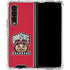 Ohio State University OSUBuckeyes Light Grey Galaxy Z Fold4 5G Clear Case