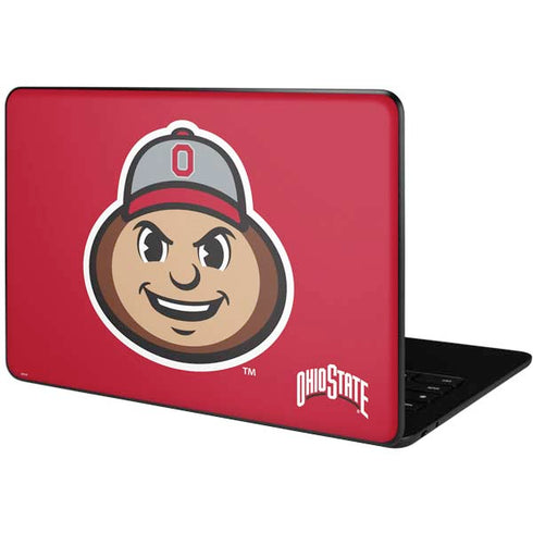 Ohio State University OSUBuckeyes Light Grey Google Pixelbook Go Skin