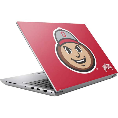 Ohio State University OSUBuckeyes Light Grey HP ZBook Fury 16 G10 Skin