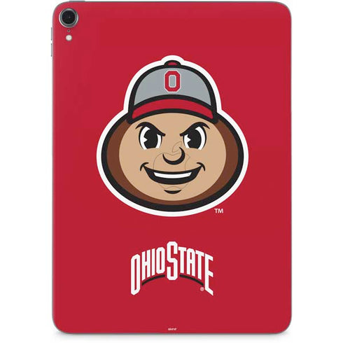 Ohio State University OSUBuckeyes Light Grey Apple iPad Pro Skin