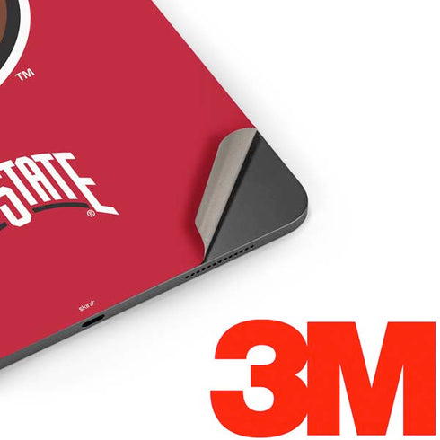 Ohio State University OSUBuckeyes Light Grey Apple iPad Pro Skin