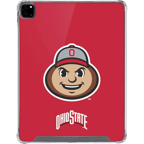 Ohio State University OSUBuckeyes Light Grey iPad Pro 12.9in (2020) Clear Case