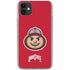 Ohio State University OSUBuckeyes Light Grey iPhone 11 Clear Case