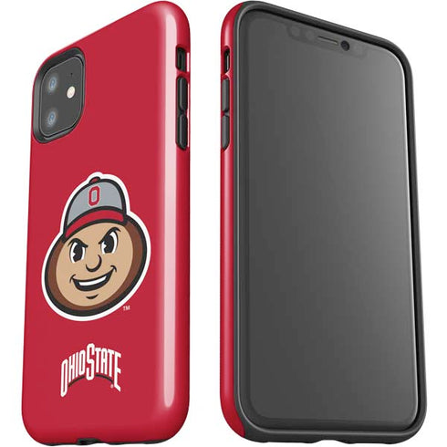 Ohio State University OSUBuckeyes Light Grey iPhone 11 Impact Case