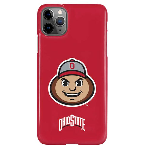 Ohio State University OSUBuckeyes Light Grey iPhone 11 Pro Max Lite Case