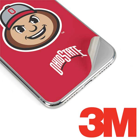 Ohio State University OSUBuckeyes Light Grey iPhone 11 Pro Max Skin