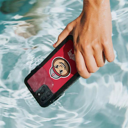 Ohio State University OSUBuckeyes Light Grey iPhone 11 Pro Waterproof Case