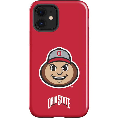 Ohio State University OSUBuckeyes Light Grey iPhone 12 Impact Case