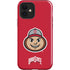 Ohio State University OSUBuckeyes Light Grey iPhone 12 Impact Case