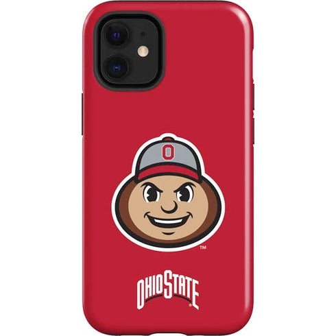 Ohio State University OSUBuckeyes Light Grey iPhone 12 Mini Impact Case