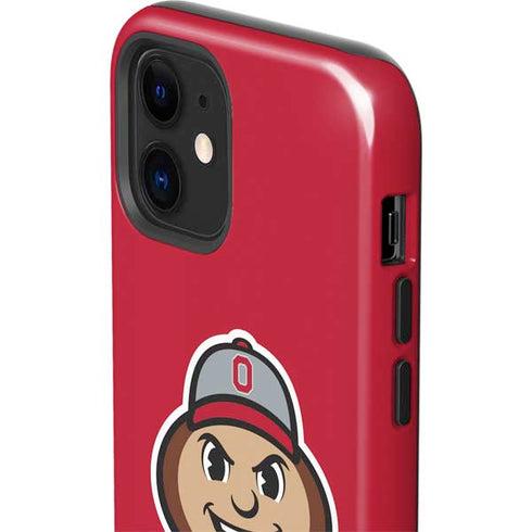 Ohio State University OSUBuckeyes Light Grey iPhone 12 Mini Impact Case