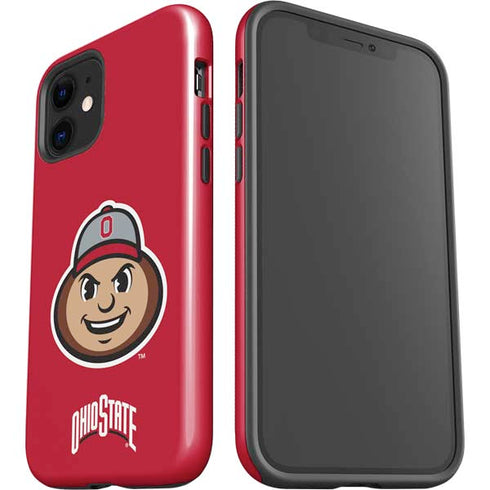 Ohio State University OSUBuckeyes Light Grey iPhone 12 Mini Impact Case