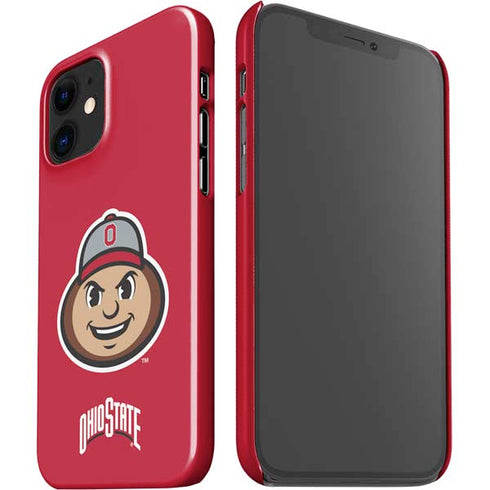 Ohio State University OSUBuckeyes Light Grey iPhone 12 Mini Lite Case