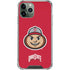Ohio State University OSUBuckeyes Light Grey iPhone 12 Pro Clear Case