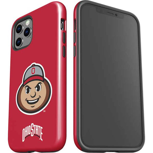 Ohio State University OSUBuckeyes Light Grey iPhone 12 Pro Impact Case