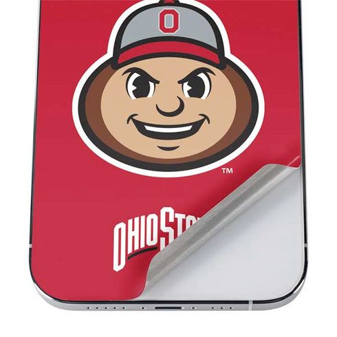 Ohio State University OSUBuckeyes Light Grey iPhone 12 Pro Max Skin