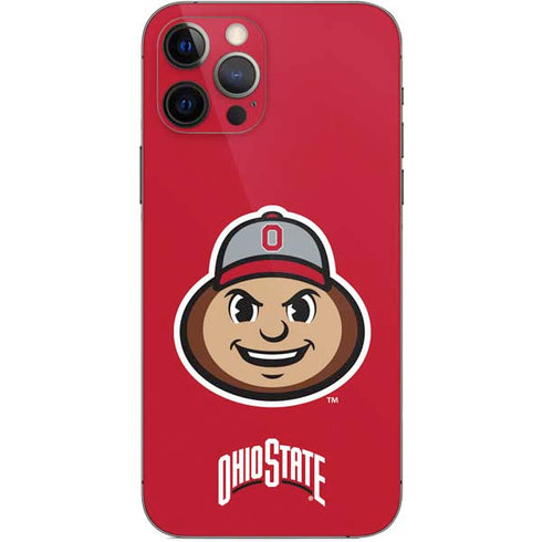 Ohio State University OSUBuckeyes Light Grey iPhone 12 Pro Skin