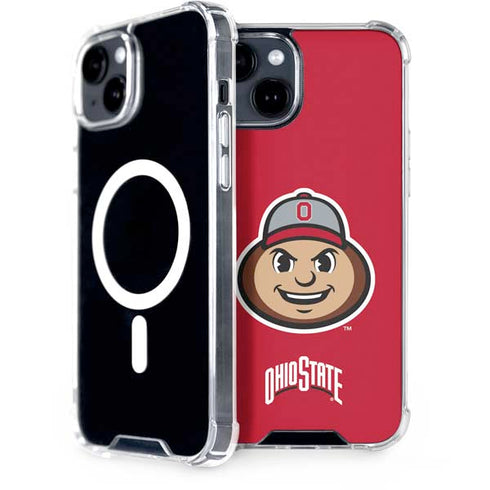 Ohio State University OSUBuckeyes Light Grey iPhone 13 MagSafe Case