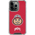 Ohio State University OSUBuckeyes Light Grey iPhone 13 Pro Clear Case